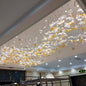 modern design decorative crystal led lighting big chandelier pendant lamp