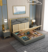 Load image into Gallery viewer, Bedroom Funiture Modern Leather Storage
