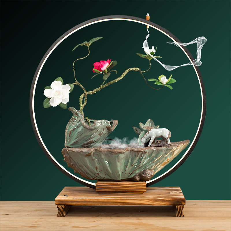 Running water furniture office decoration desktop ornaments green household items