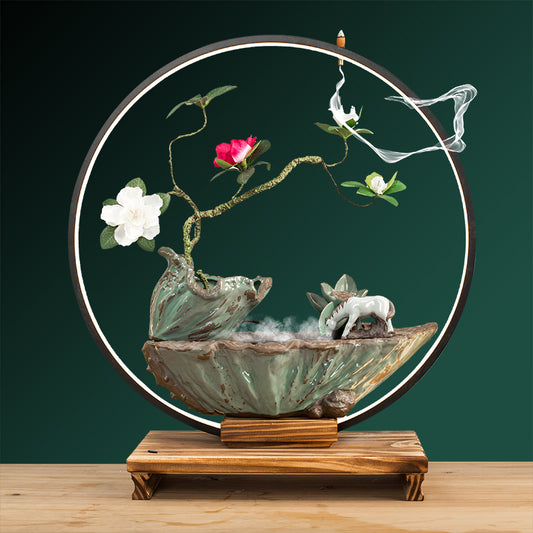 Running water furniture office decoration desktop ornaments green household items