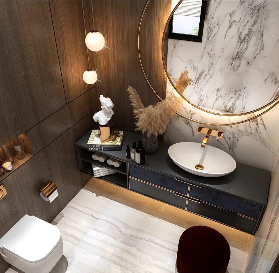 Bathroom Vanity Hotel Bathroom Vanity Cabinet – La Moderno