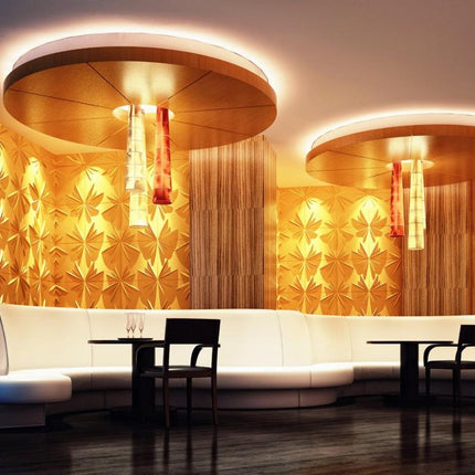 Wall Decor Design Embossed Big Size 3d Wall Panel for Interior Decor