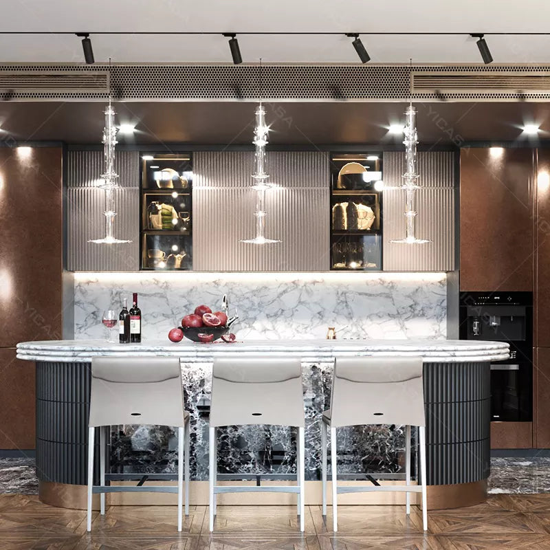 New design black modern kitchen cabinet modular kitchen cabinet price kitchen cabinet lacquer