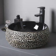 Загрузить изображение в средство просмотра галереи, High Quality Round Ceramic Table Top Basin Bathroom Sink
