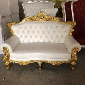 Furniture royal king and queen hotel throne chairs for banquet and party