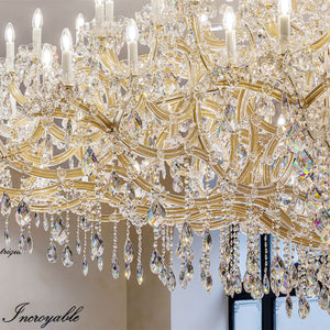 Crystal Villa Hotel Modern Luxury Custom Led Chandelier Lamp