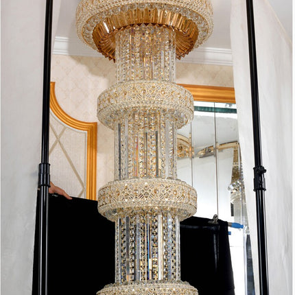 Large staircase chandelier

LED staircase chandelier

High ceiling staircase chandelier

Contemporary staircase chandelier

Elegant staircase chandelier