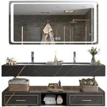 Load image into Gallery viewer, High End Luxury Style Bagno Bathroom Heated Defogging Sink Cabinet Vanity
