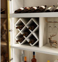 Charger l&#39;image dans la galerie, Home Furniture Wine Cabinet Display Frame Wine Rack Cabinet Living Room Bar Wine Rack Cabinet

