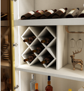 Home Furniture Wine Cabinet Display Frame Wine Rack Cabinet Living Room Bar Wine Rack Cabinet