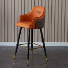Load image into Gallery viewer, Modern leather chair bar stool for Restaurant bar chairs
