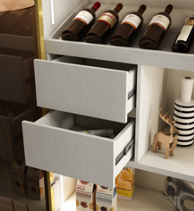 Home Furniture Wine Cabinet Display Frame Wine Rack Cabinet Living Room Bar Wine Rack Cabinet