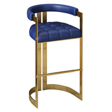 Lade das Bild in den Galerie-Viewer, Space saver metal frame Barbershop Stool, bar stool steel, tabouret de bar chaise haute
