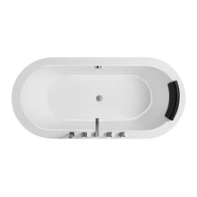 Cargar imagen en el visor de la galería, Acrylic stone free standing bathtub portable for adults
