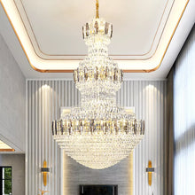 Cargar imagen en el visor de la galería, Ceiling Crystal Luxury Led Chandelier
