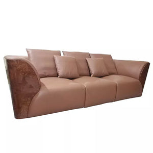 Luxury modern style new design sofa set Italian light extravagance vintage living room furniture solid wood coffee table