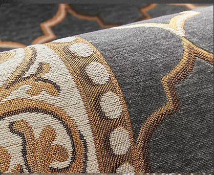 Hotel restaurant anti-skid and dirt rug Easy to handle black Commercial advertising custom runner rugs