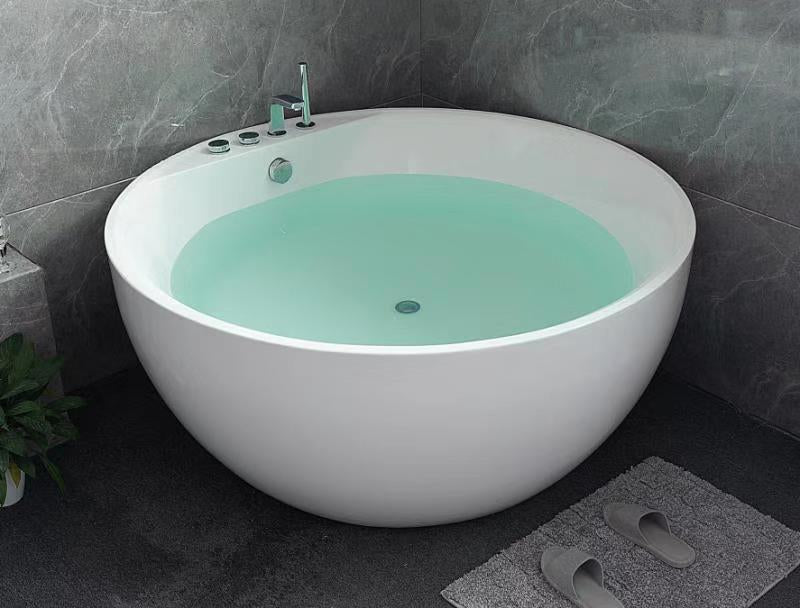 free standing round bathtub with jacuzzi for hotel home spa tina de hidromasaje with jacuzzi round baths tubs