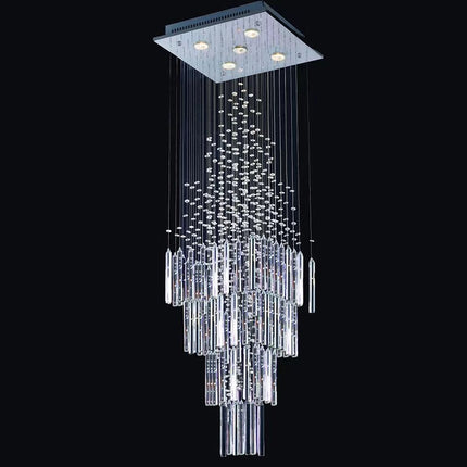 Modern pendant chandelier for stairs

Luxury hanging chandelier light

Statement chandelier for staircase

Grand foyer staircase chandelier

Elegant staircase chandelier
