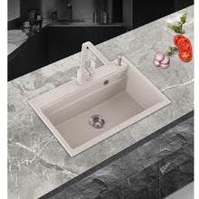 Load image into Gallery viewer, Quartz sink double Single Bowl Handmade Kitchen Sink

