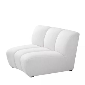 Half Moon C Shape White Fabric Curved Velvet Designer Sofa Set Furniture House Modern Luxury Designs Living Room Furniture