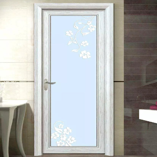 Customized Aluminium swing glass doors for classic bathroom swing washroom door