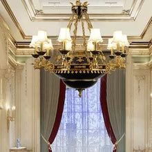 Загрузить изображение в средство просмотра галереи, Luxury Design Living Room Decoactive Hanging Lamp Led Chandelier Brass Pendant Light
