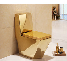 Load image into Gallery viewer, Diamond Gold Type Electroplated Toilet Bowl
