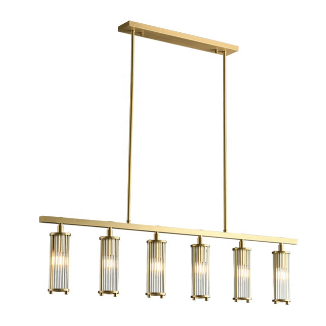 Post-Modern Minimalist Light Luxury Dining Restaurant Chandelier