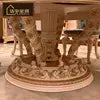 Lade das Bild in den Galerie-Viewer, Luxury Classic Luxury Classic Wooden Dining Table Royal Restaurant Dinning Table Set Bed Restaurant Banquet Furniture
