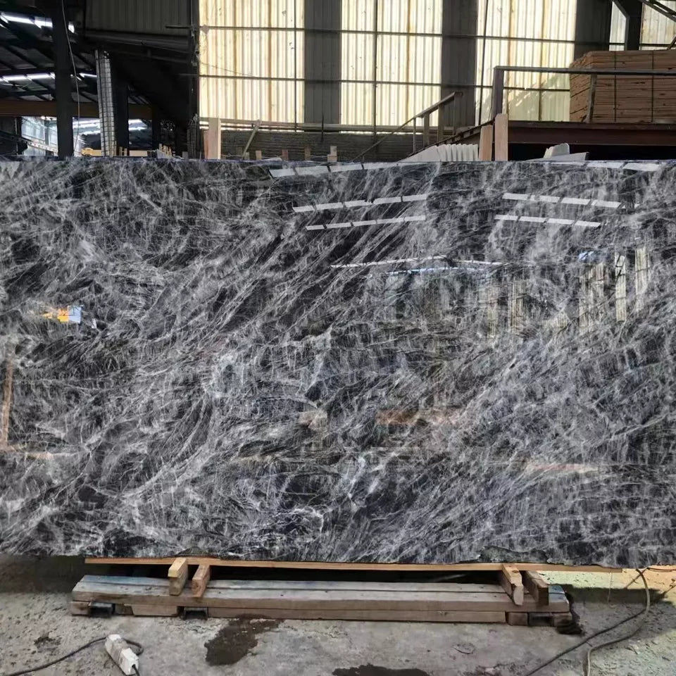 Grey Marble Grey ice jade Marble Snow silver fox marble Flooring Tiles