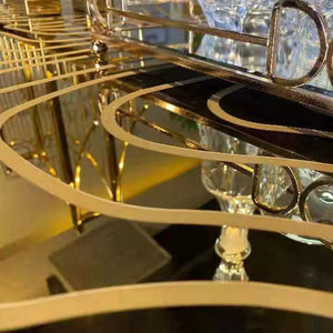 italian design stainless steel base dining room table luxury metal top dinning table set