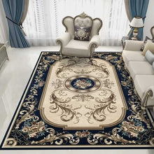 Load image into Gallery viewer, Wool Silk Carpet hand tufted Home decoration table cut pile Rug
