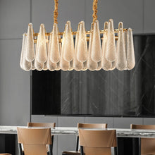 Load image into Gallery viewer, Hanging light gold brass home modern stainless steel luxury crystal chandelier
