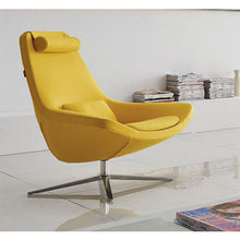 Cargar imagen en el visor de la galería, Modern Fiberglass velvet Fabric Lazy Single Sofa Chairs Living Room Furniture Swivel Accent Lounge Chair
