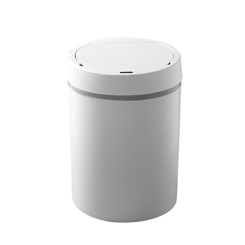 Sensor Abs Trash Can Round Home Garbage Bin with Lids Household Intelligent Trash Can