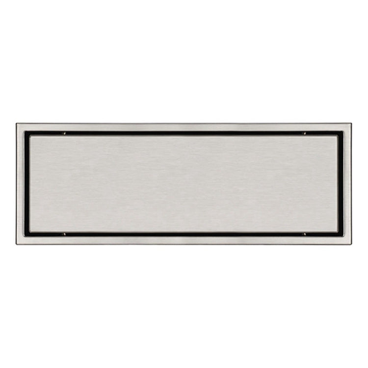 20x10CM 304 Stainless Steel Concealed Tile Insert Long Shower Floor Drain Bathroom Invisible Rectangle Ceramic Tile Linear Drain