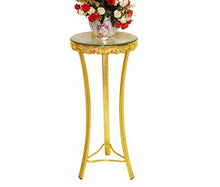 Load image into Gallery viewer, Golden Metal Flower Decoration Stand For Home Decoration
