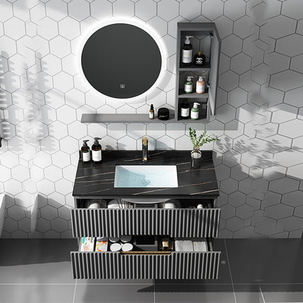 Rock Slab Space Aluminium Badezimmerschrank Kombinations-WC 