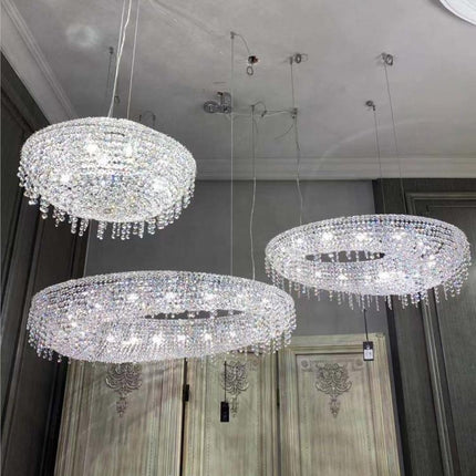 Luxury crystal pendant light modern for living room dinning room home décor