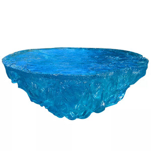 Sea Round Resin Table Sculpture For Outdoor