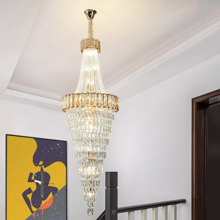 Long drop chandelier for staircase

High ceiling staircase chandelier

Spiral staircase chandelier

Contemporary staircase chandelier

Large staircase chandelier