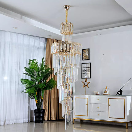 Glass staircase chandelier

Multi-layer staircase chandelier

Artistic staircase chandelier

Villa staircase chandelier

Hotel staircase chandelier