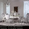 Cargar imagen en el visor de la galería, new design fancy wooden dining table, white wooden dining set, table chair
