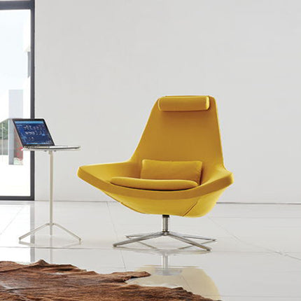 Fauteuil relax pivotant une place en tissu velours fibre de verre moderne, mobilier de salon, fauteuil d'appoint