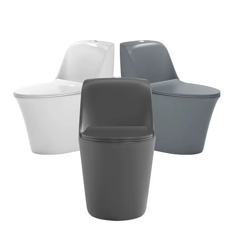 Luxury Sanitary Ware Floor Mounted Rimless Porcelain Nano Glaze One Piece Shower Toilet