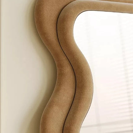 FURNITURE Designer unique dressing wave mirror home decorative full length floor mirror for livingroom bedroom