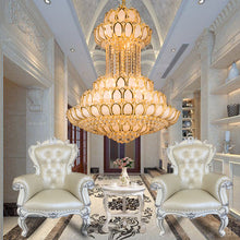Load image into Gallery viewer, Luxury Style Restaurant Hotel Lobby Decoration Crystal LED Chandelier

