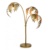 Modern Design Standing Palm Tree Lamp Led Gold leaf iron Table Light Creative for Home decor