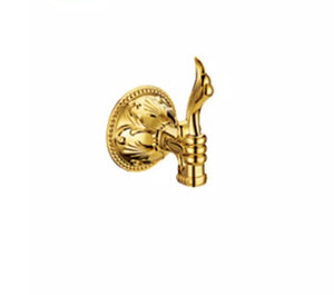 Luxury Golden Antique Bathroom Accessories Wall Hook Holder